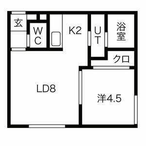 プリオール恵庭（105） 間取り図画像
