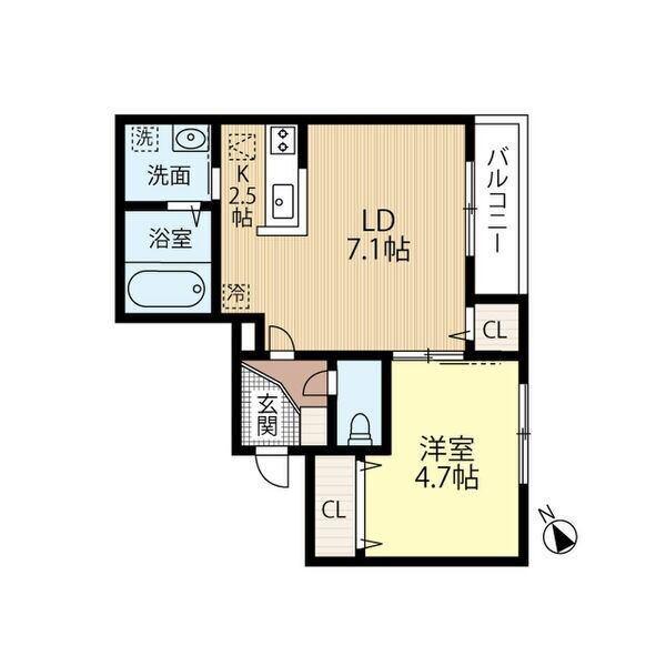 Atlantis　Suehiro（アトランティス末広）（207） 間取り図画像