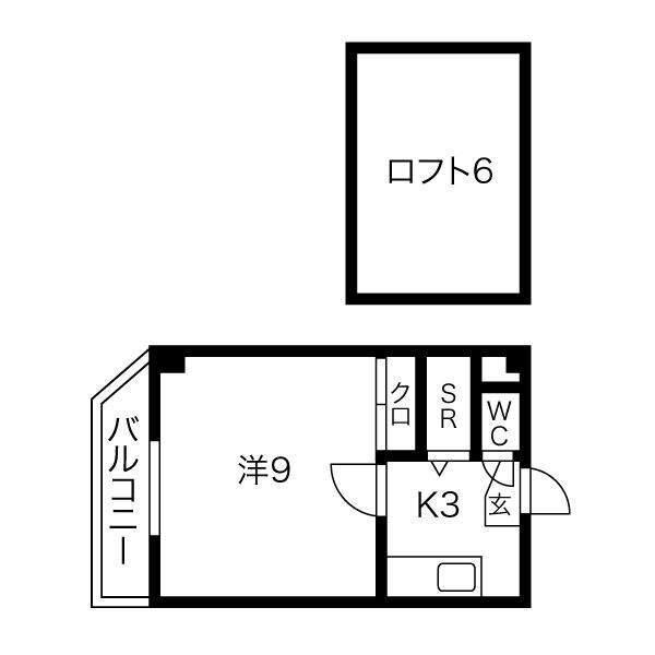 アーバンポイント千歳（607） 間取り図画像