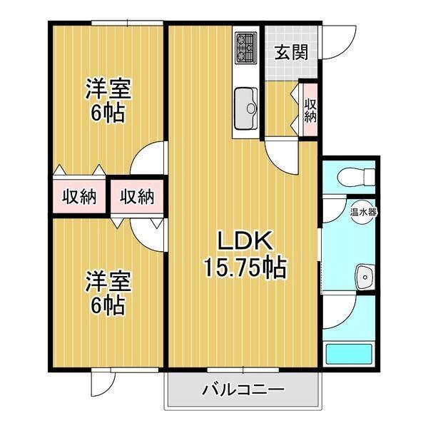 チェリージオ I（B） 間取り図画像