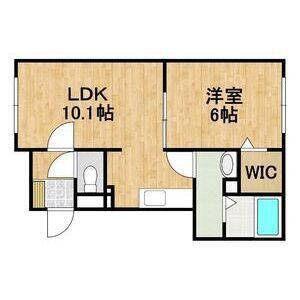 フォレストフォートⅠ（301） 間取り図画像