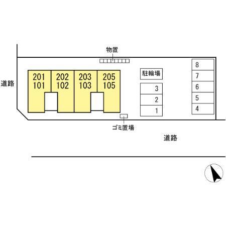 first sky G（102） 駐車場