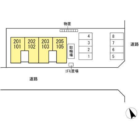 first sky H（202） 駐車場