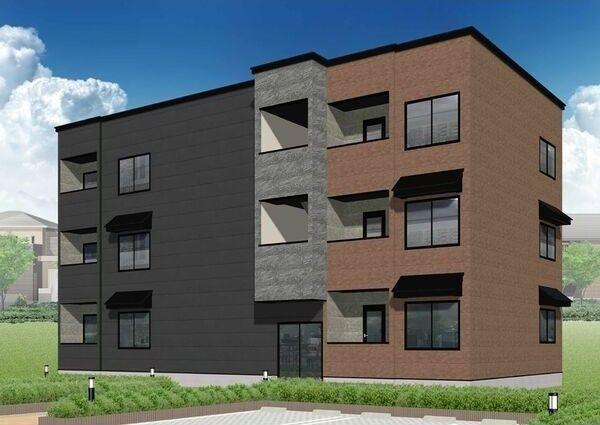 千歳駅よりバス13分 新築 3階建の賃貸物件