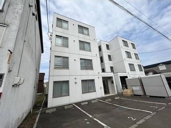 恵庭市末広町マンション 駐車場