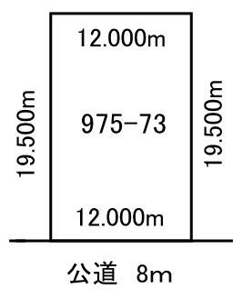 千歳市桜木売地 区画図