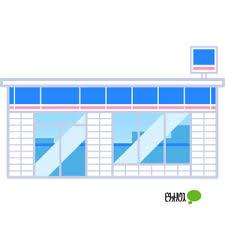 ローソン岩国駅前店：271m