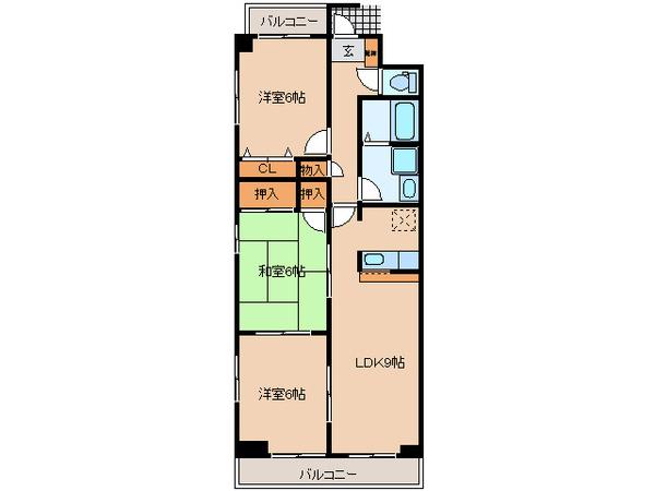 Ｋ８（701） 間取り図画像