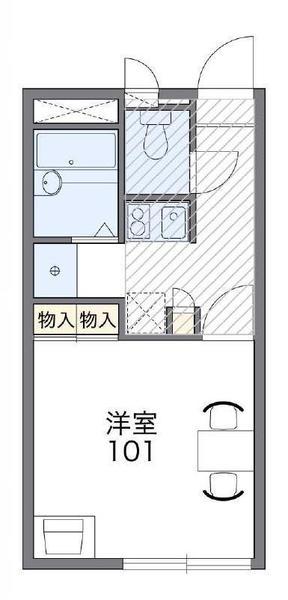 レオパレス藤井２号館（204） 間取り図画像