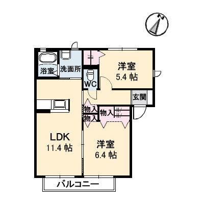 シャーメゾン・南（201） 間取り図画像