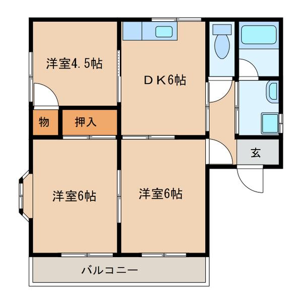 ソフィア壱番館（301） 間取り図画像