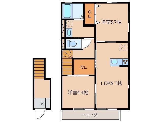 プランドールⅣ（203） 間取り図画像