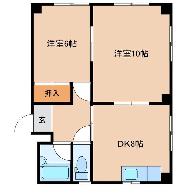 THE　APOLLO（301） 間取り図画像