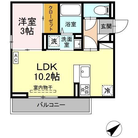 ディアライズ清瀬町（301） 間取り図画像