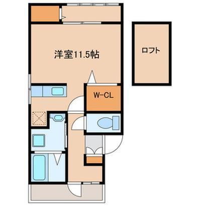 カームメント新町Ⅱ（202） 間取り図画像