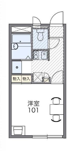レオパレスIZANAI（106） 間取り図画像
