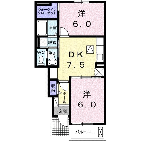 レフィーノＡ（102） 間取り図画像