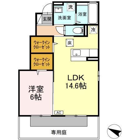 ベネフィック（101） 間取り図画像