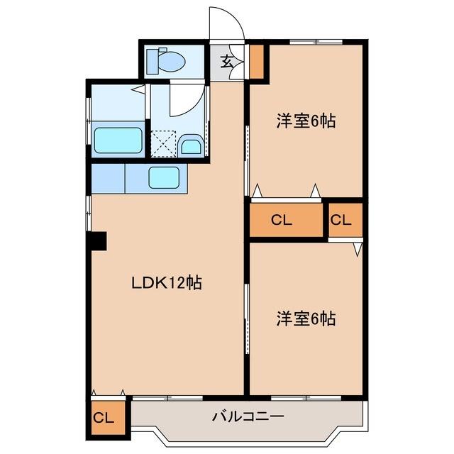 コーポヒカリ（201） 間取り図画像