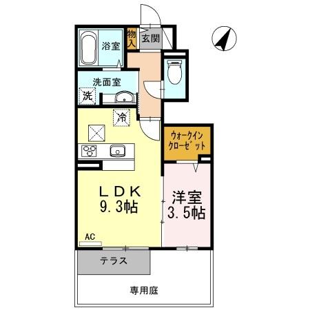 メゾン・ド・リヴェール（102） 間取り図画像