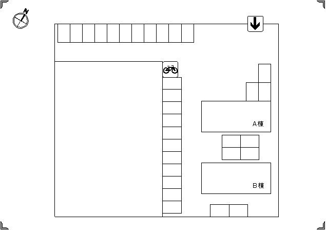 セジュール壱番館　B棟（B101） 間取り図画像