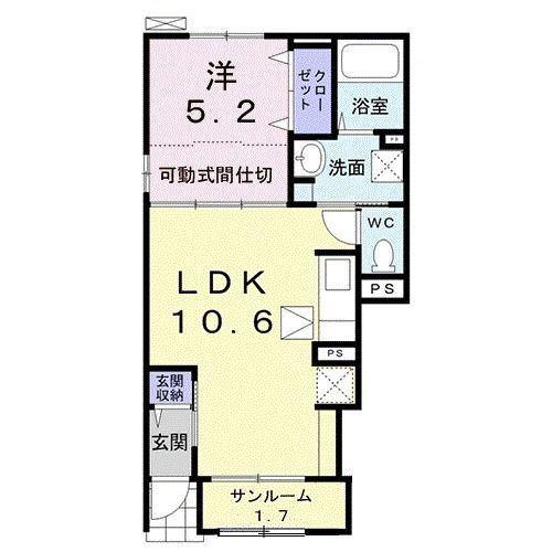 ベルファニー　立石Ａ（101） 間取り図画像