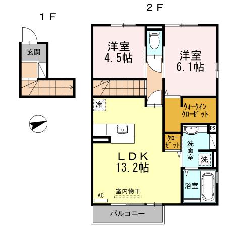 エトワール（201） 間取り図画像