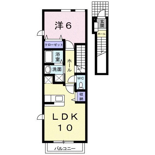 アルモニー・アンジュＡ（204） 間取り図画像