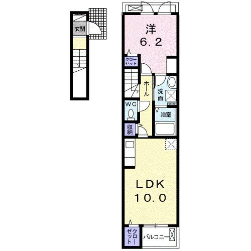 Ｃａｓａ　ｄｅ　Ｓｏｌ（203） 間取り図画像