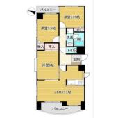 グランビュー麻里布（504） 間取り図画像