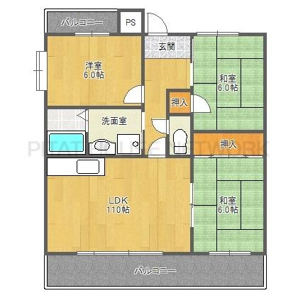  間取り図写真
