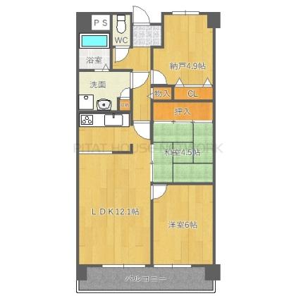  間取り図写真
