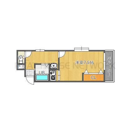 吹田市山手町マンション 間取り図写真