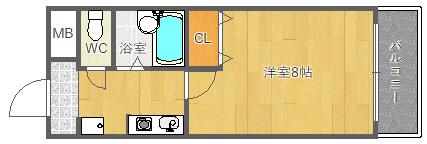 INOVE上山手（旧フローライト上山手 間取り図画像