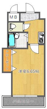 ベルメゾン千里山（203） 間取り図画像