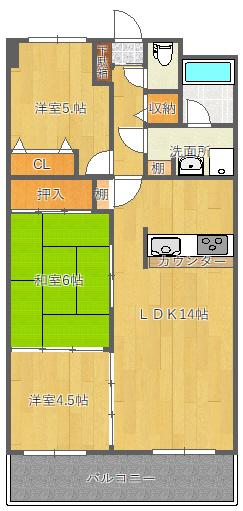  間取り図写真