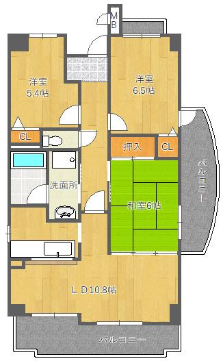  間取り図写真