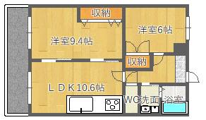 アンデュノール千里 間取り図画像