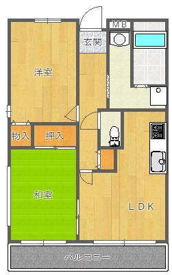  間取り図写真