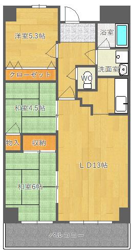 エミネンス辻本Ⅱ 間取り図画像