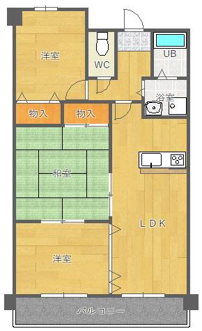 クオリティ五月ヶ丘 間取り図画像