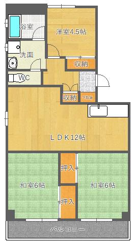  間取り図写真