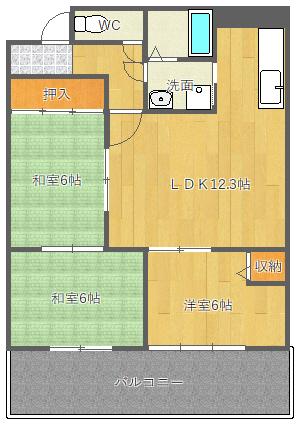  間取り図写真