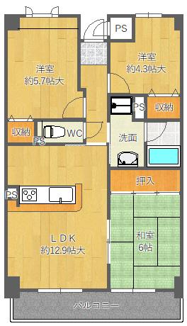  間取り図写真