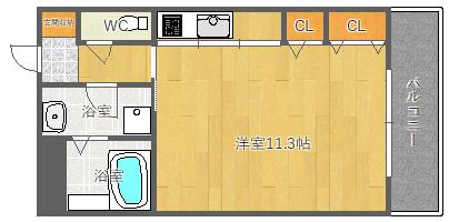 ファミーユ千里 間取り図画像