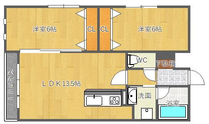 シェトワ千里山 間取り図画像
