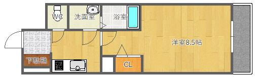 エミージュ千里（208） 間取り図画像