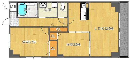 レリーフ五月が丘（301） 間取り図画像