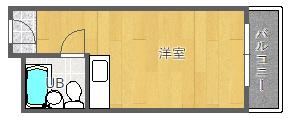 吹田市江坂町マンション 間取り図画像