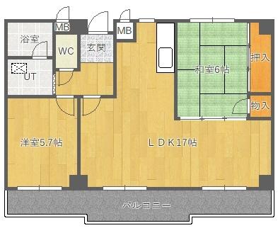 間取り図写真